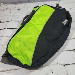 Outward Hound Quick Release Backpack Sz L/XL Harness Saddlebags Reflective Green